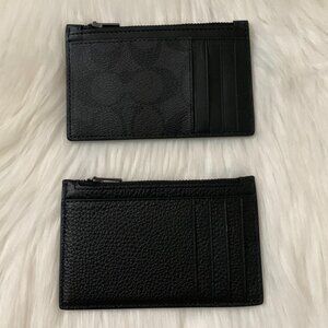 COACH Zip Card Cases (2) Pieces Set